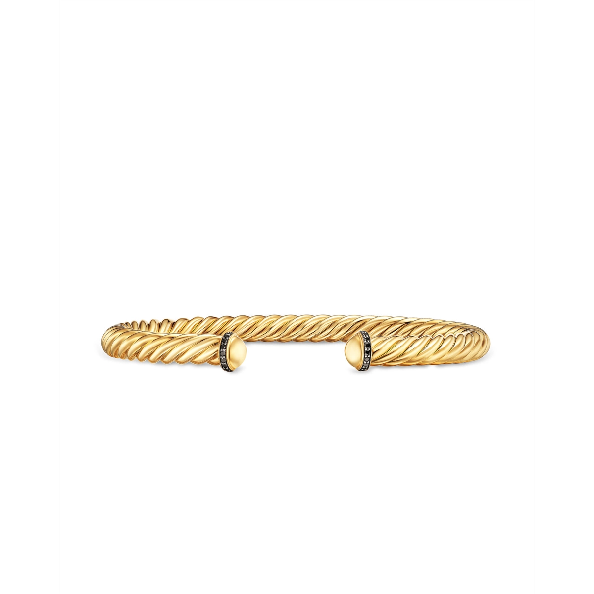 David Yurman Bracelets in Yellow Gold containing Black diamond B35127M88ABDM