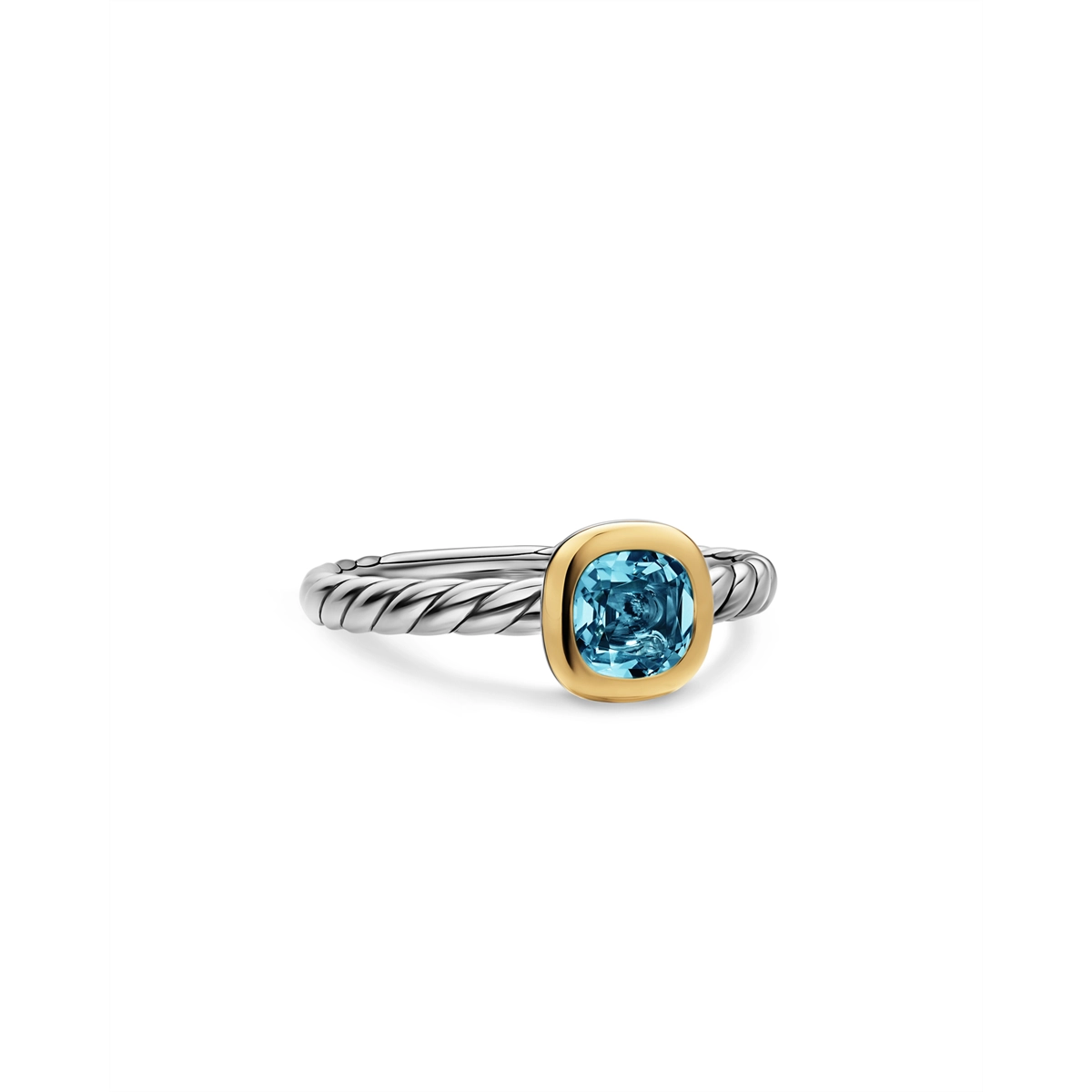 David Yurman Rings in Mixed Metals containing Blue topaz  R18986S4AIB7