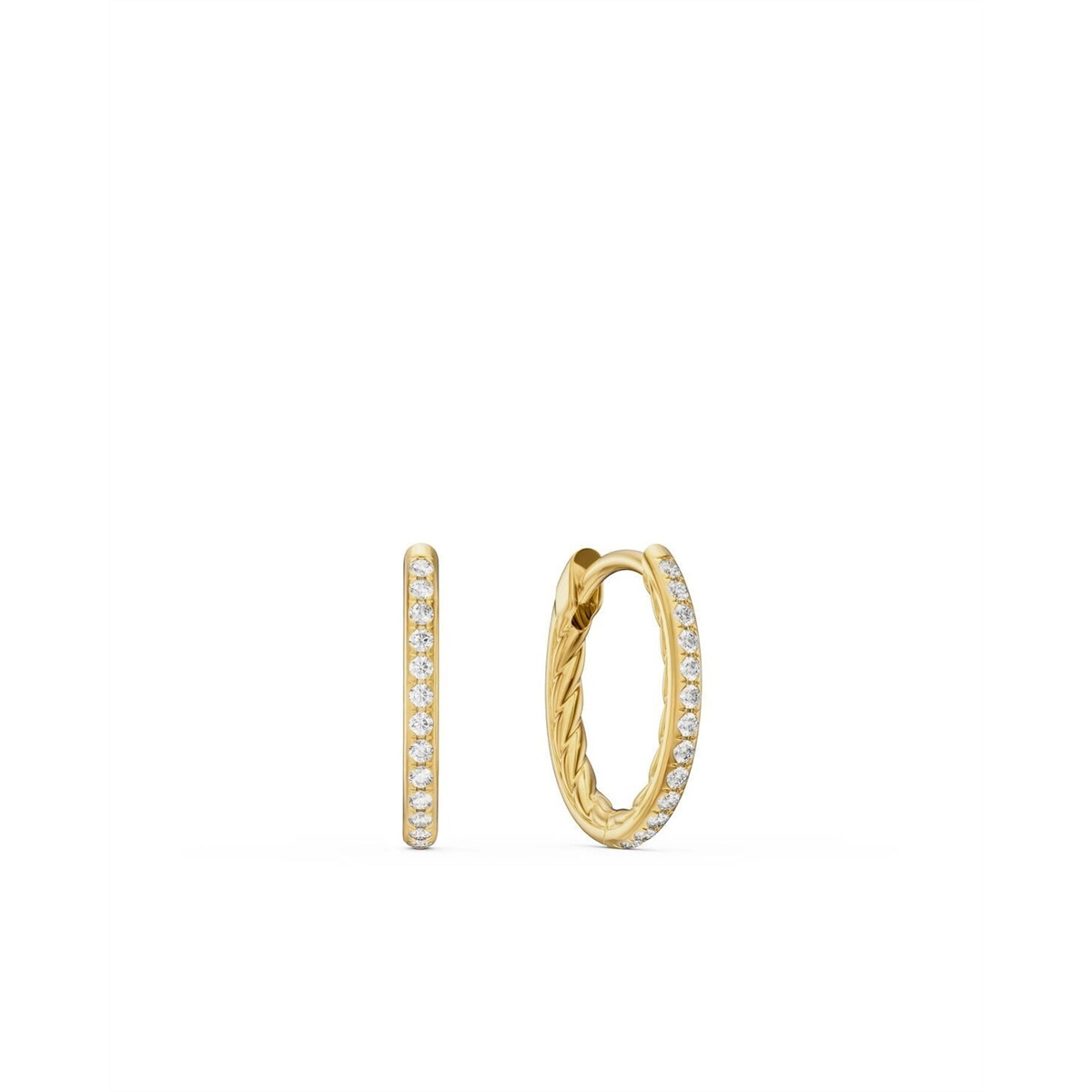 David Yurman Earrings in Yellow Gold containing Diamond E18955D88ADI