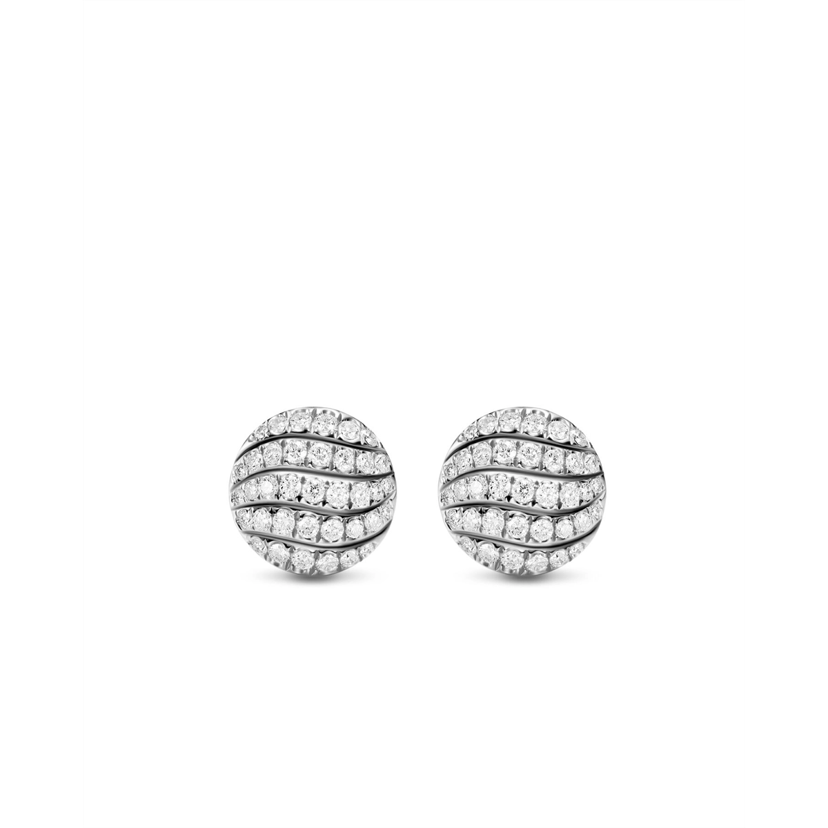 David Yurman Earrings in Silver containing Diamond E18962DSSADI