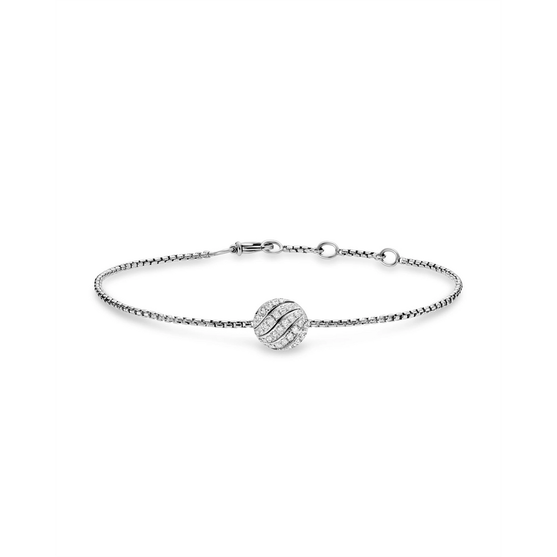 David Yurman Bracelets in Silver containing Diamond B18960DSSADI