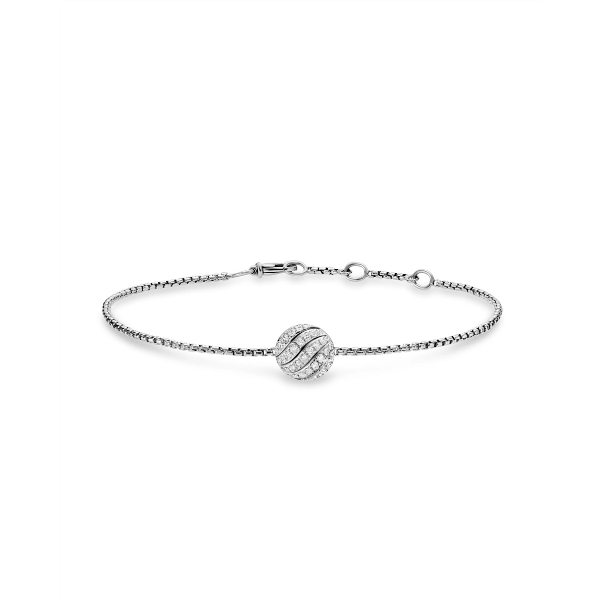 David Yurman Bracelets in Silver containing Diamond B18960DSSADI