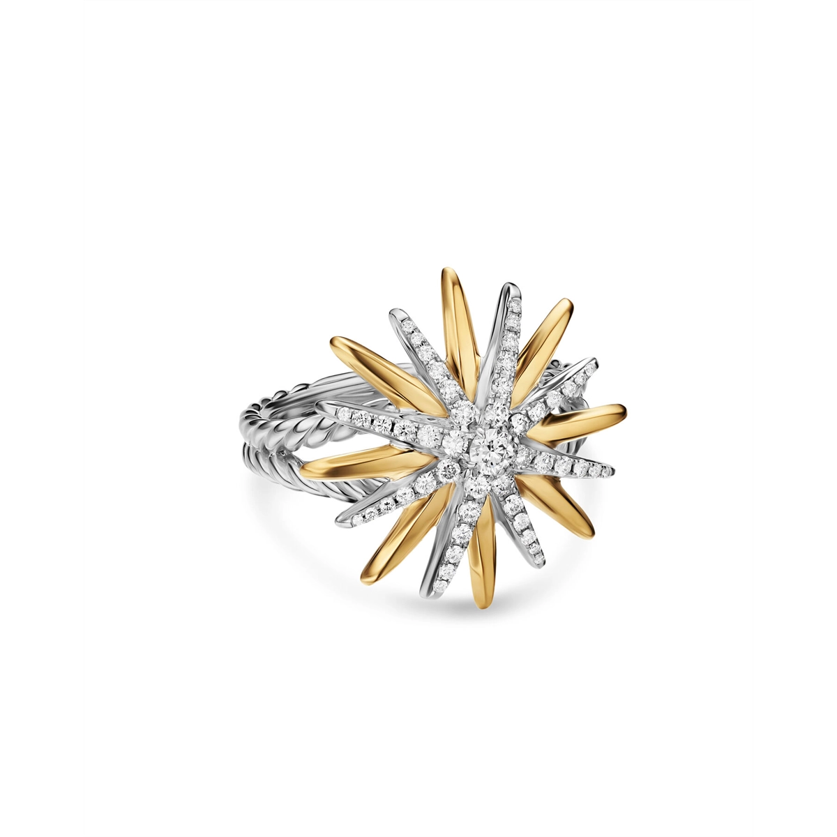 David Yurman Rings in Mixed Metals containing Diamond R19007DS8ADI7