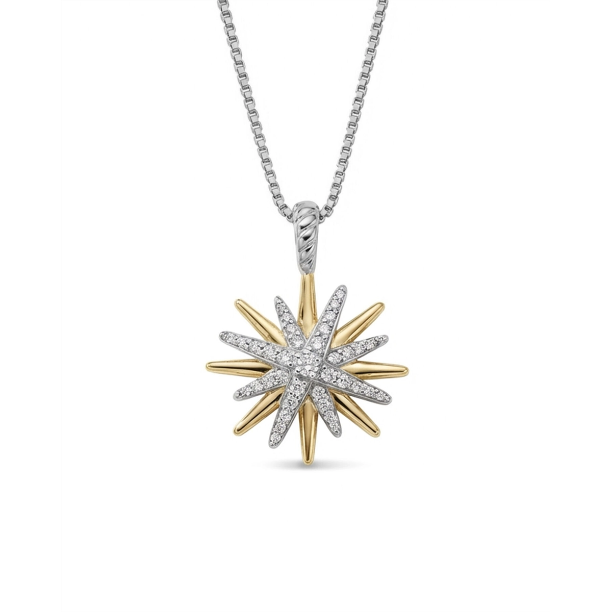 David Yurman Pendants in Mixed Metals containing Diamond D18972DS8ADI