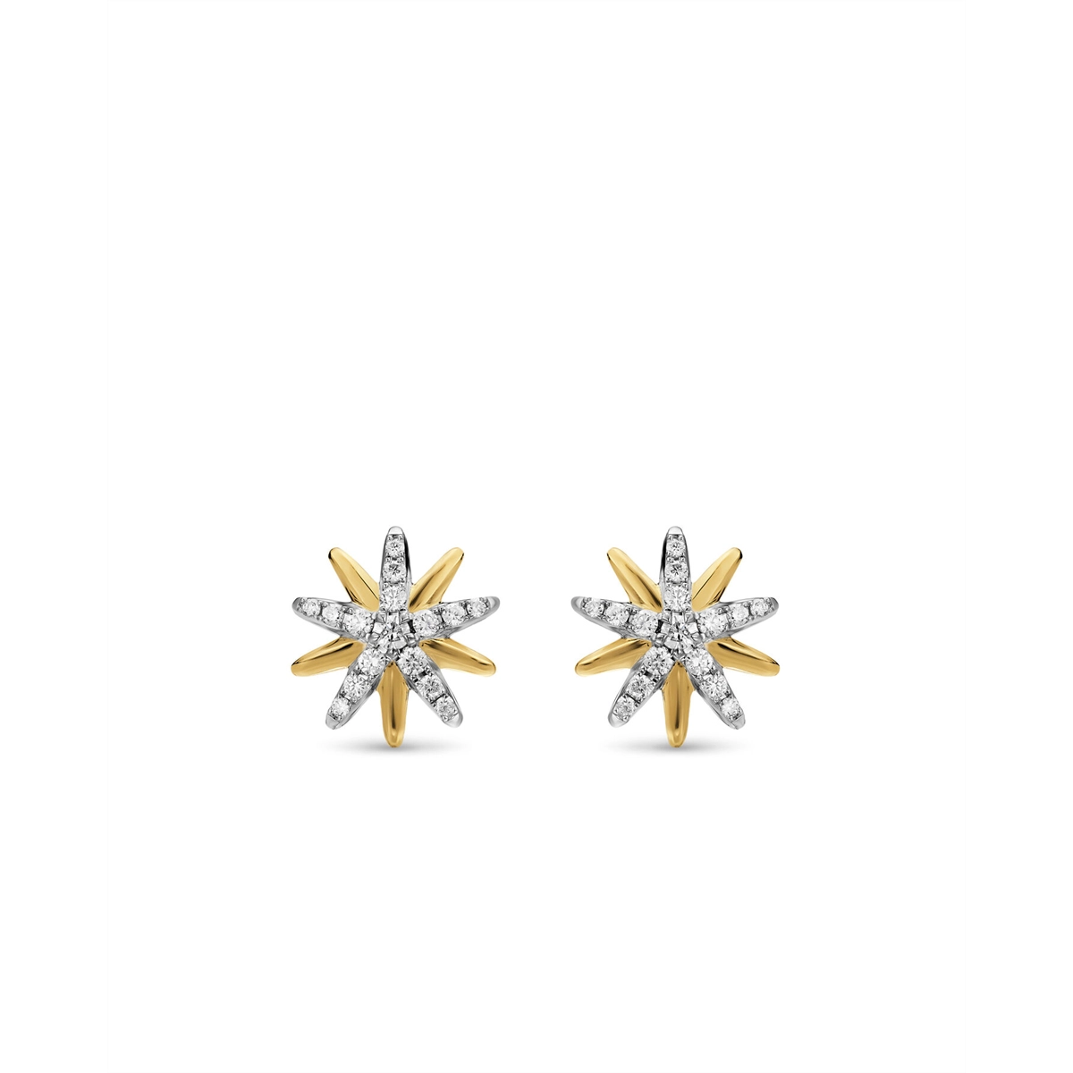 David Yurman Earrings in Mixed Metals containing Diamond E19006DS8ADI