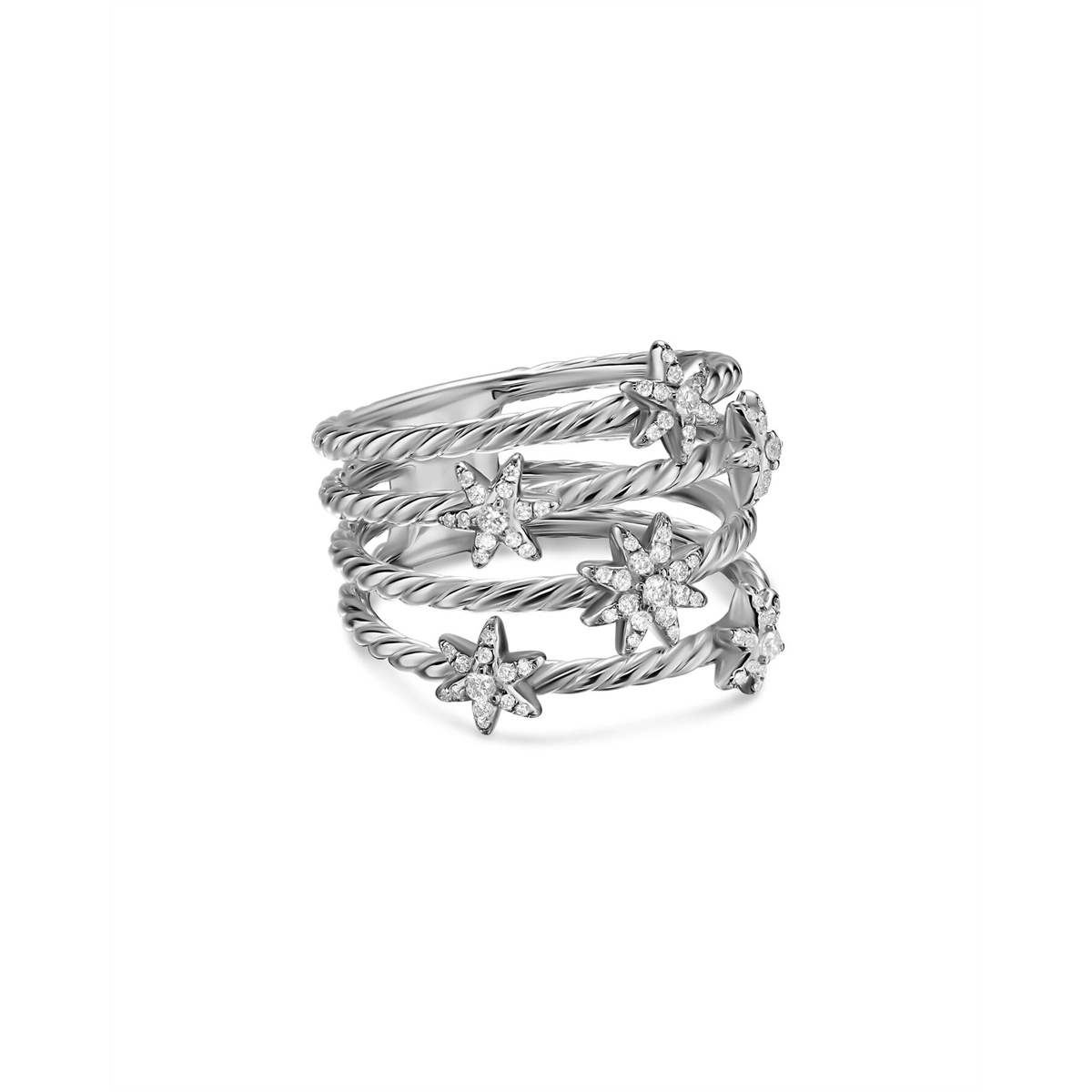 David Yurman Rings in Silver containing Diamond R19073DSSADI7