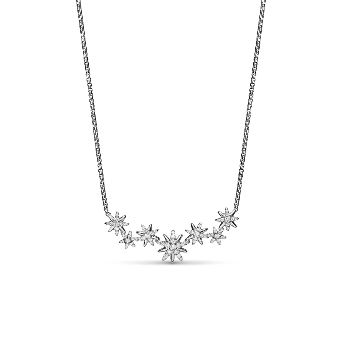 David Yurman Necklaces in Silver containing Diamond N19010DSSADI