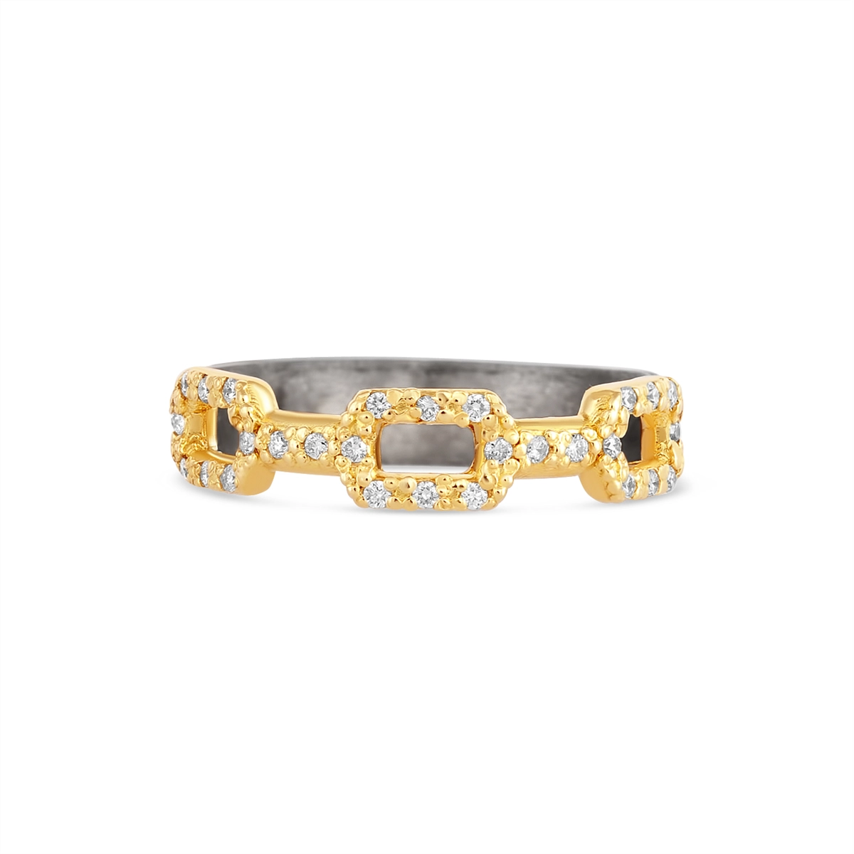 Armenta Rings in Mixed Metals containing Diamond 20606