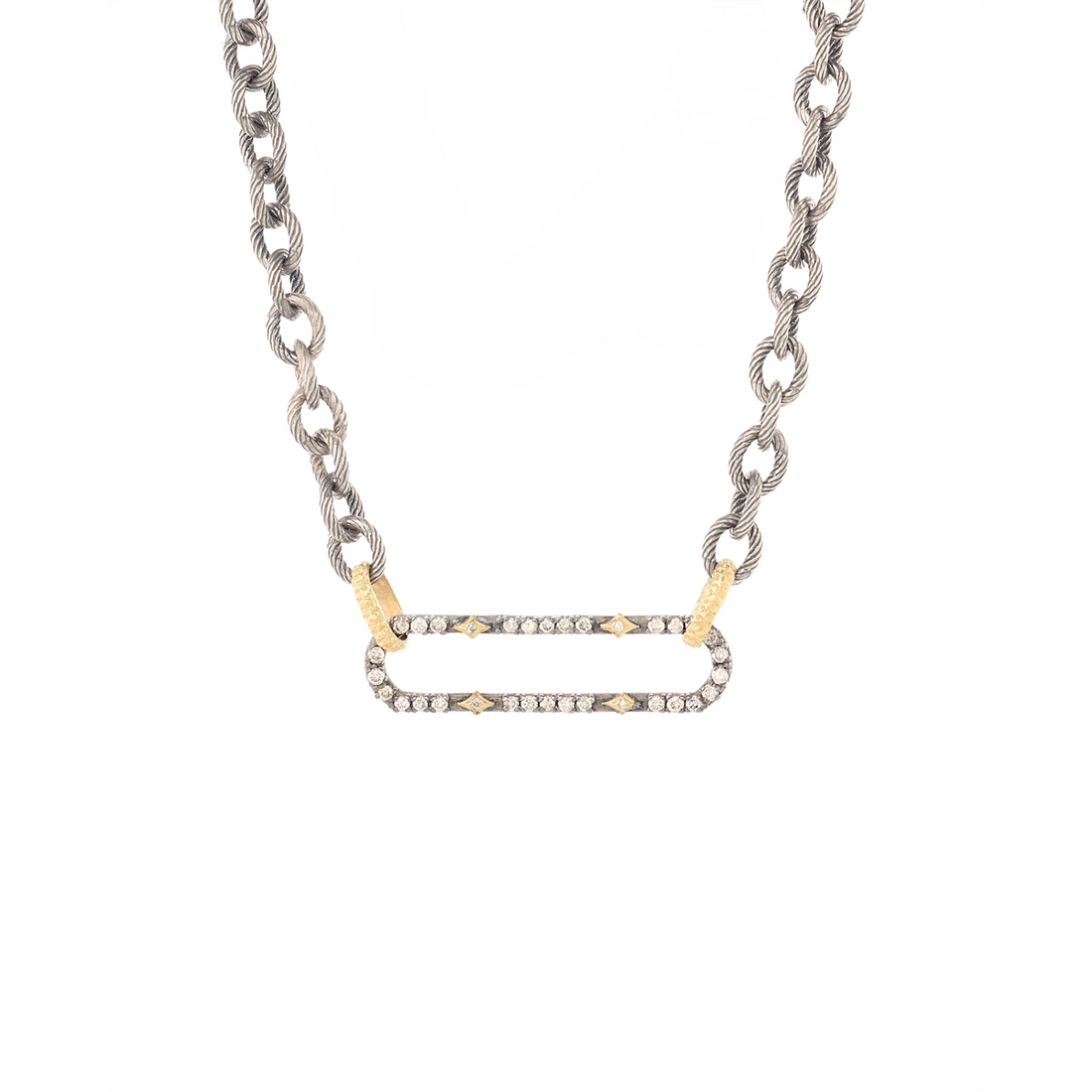 Armenta Necklaces in Mixed Metals containing Diamond 21542