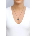 Armenta Pendants in Mixed Metals containing London blue topaz, Multi-gemstone, Diamond 21856