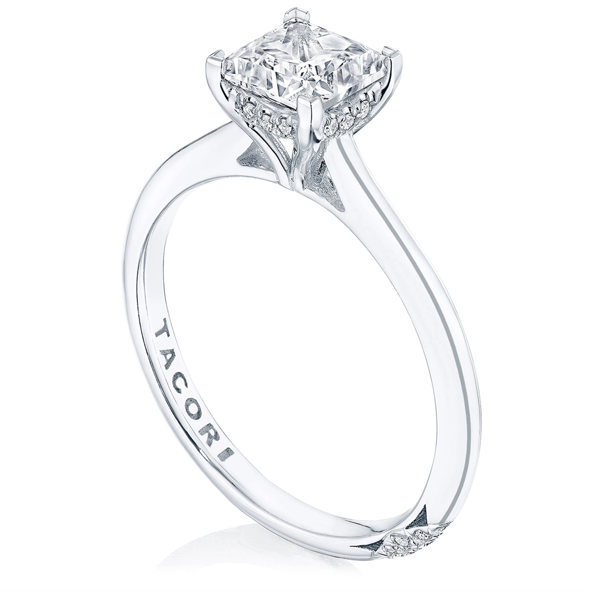 Tacori Engagement Rings in Platinum/Palladium containing Diamond HT 2580 PR 7