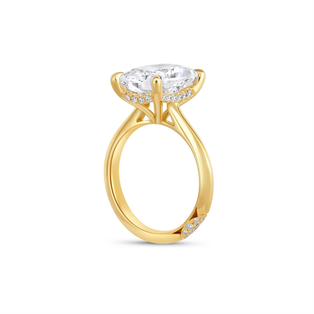 Tacori Engagement Rings in Yellow Gold containing Diamond HT 2671 RAD 12X8.5 Y