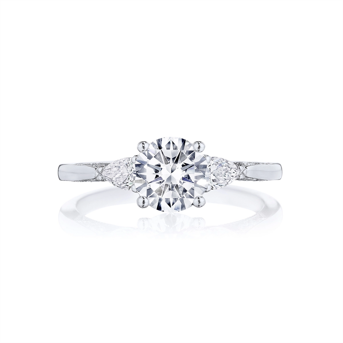 Tacori Engagement Rings in Platinum/Palladium containing Diamond 2668 RD 8