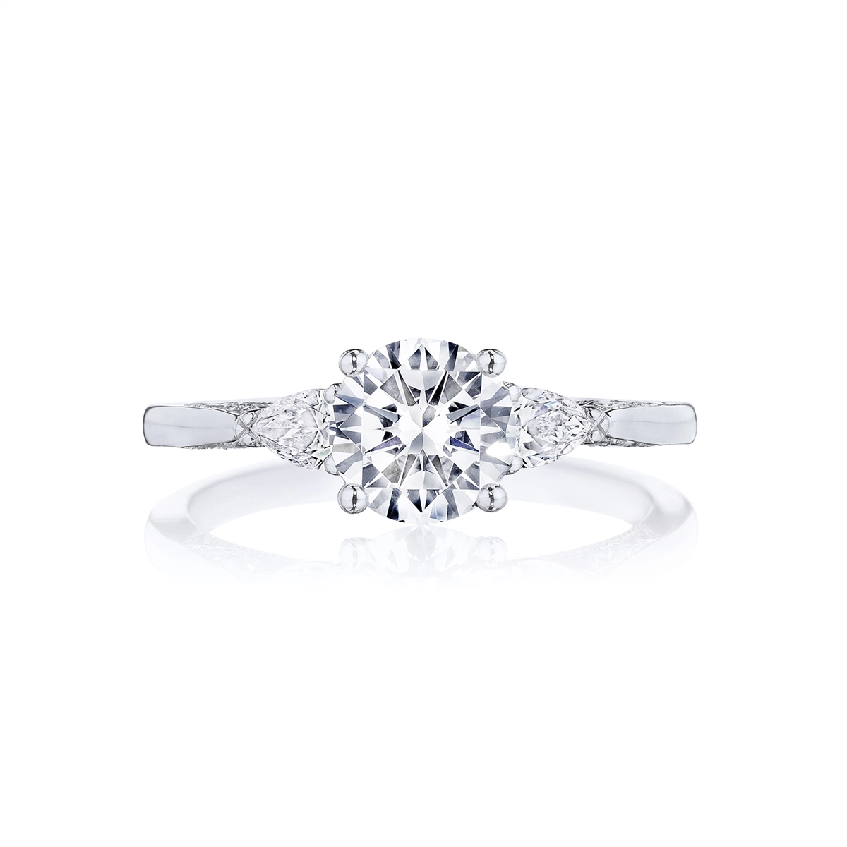 Tacori Engagement Rings in Platinum/Palladium containing Diamond 2668 RD 8