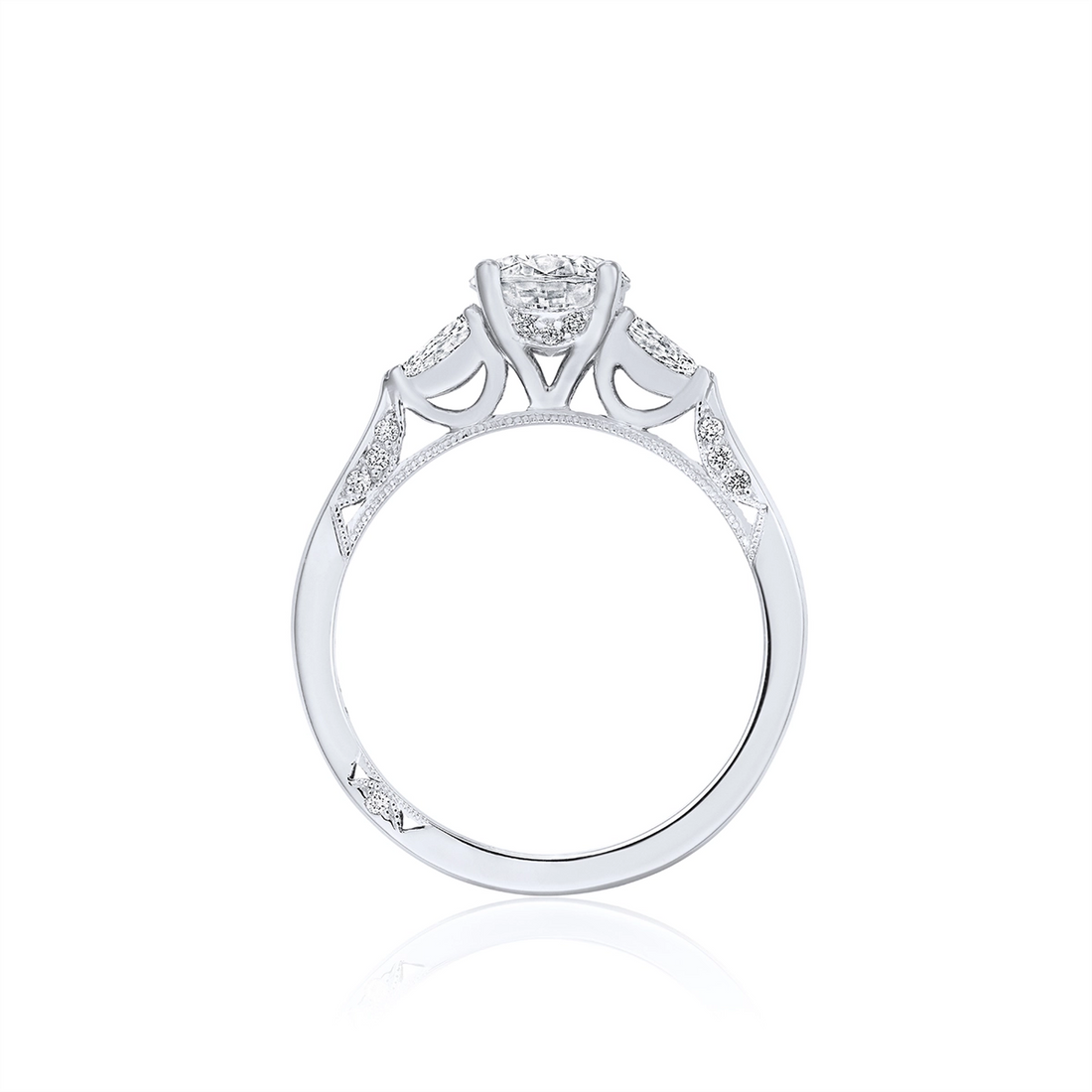 Tacori Engagement Rings in Platinum/Palladium containing Diamond 2668 RD 8