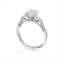 Tacori Engagement Rings in Platinum/Palladium containing Diamond 2668 RD 8