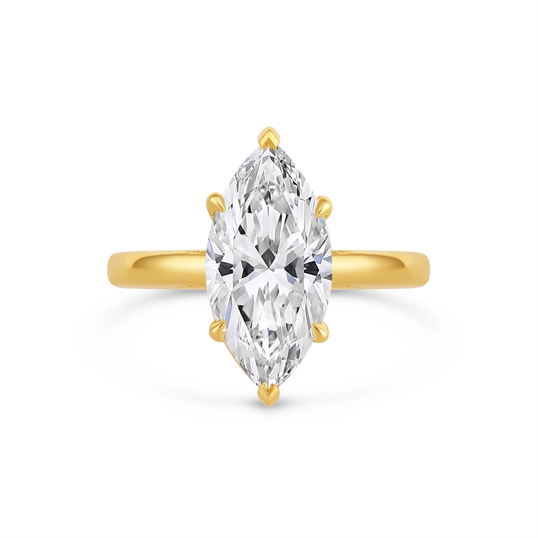 Tacori Engagement Rings in Yellow Gold containing Diamond 2682 2.2 MQ 15X7.5 Y