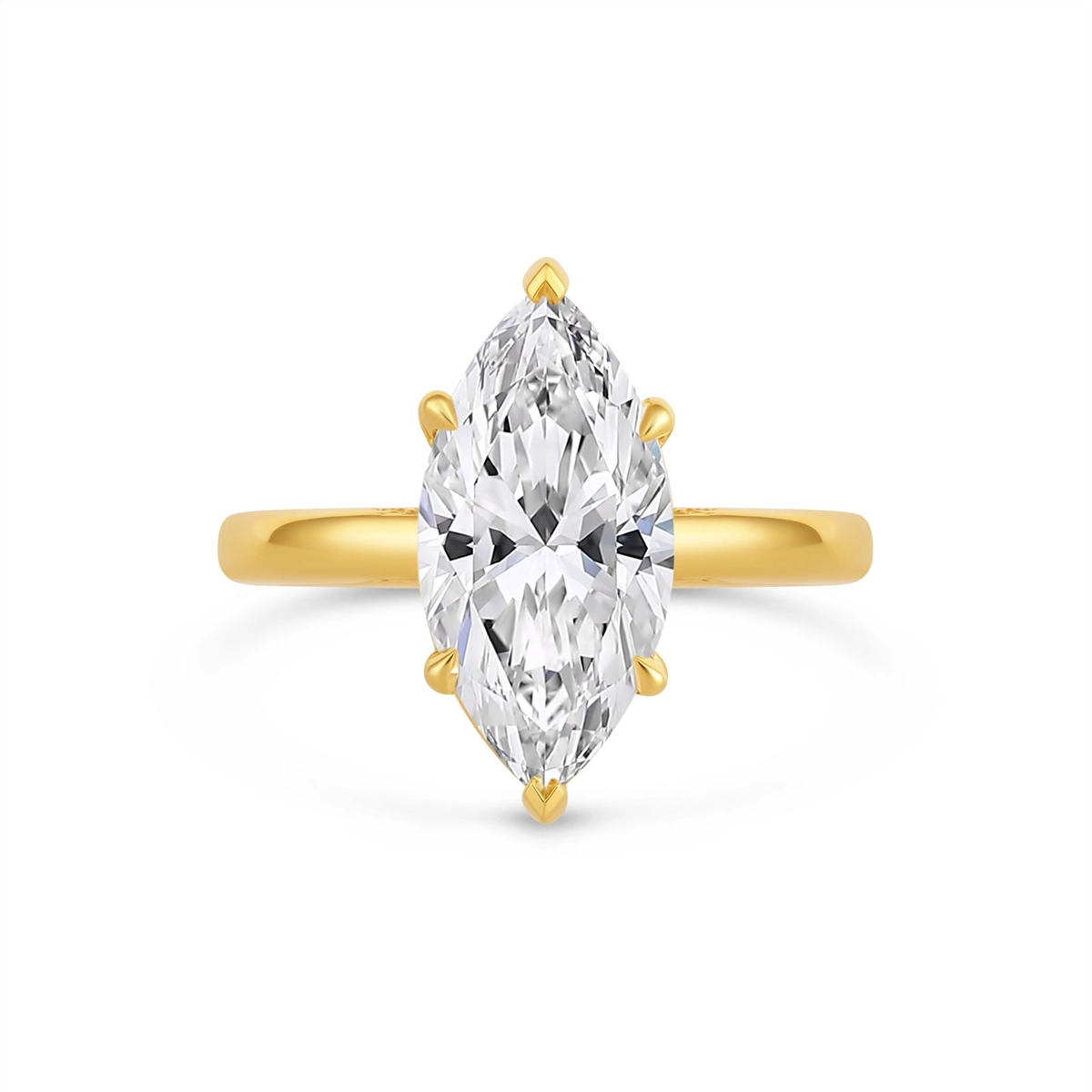 Tacori Engagement Rings in Yellow Gold containing Diamond 2682 2.2 MQ 15X7.5 Y