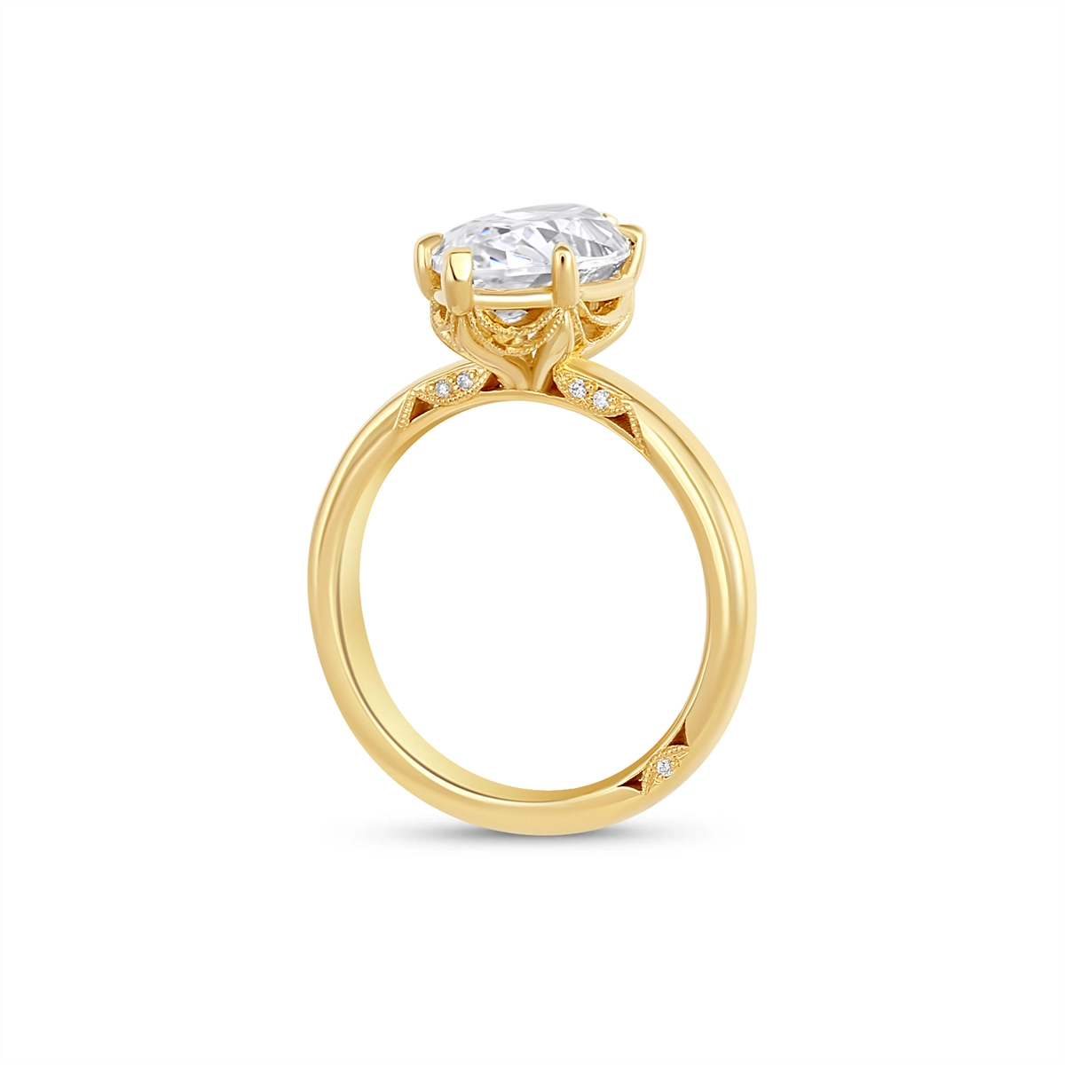 Tacori Engagement Rings in Yellow Gold containing Diamond 2682 2.2 MQ 15X7.5 Y