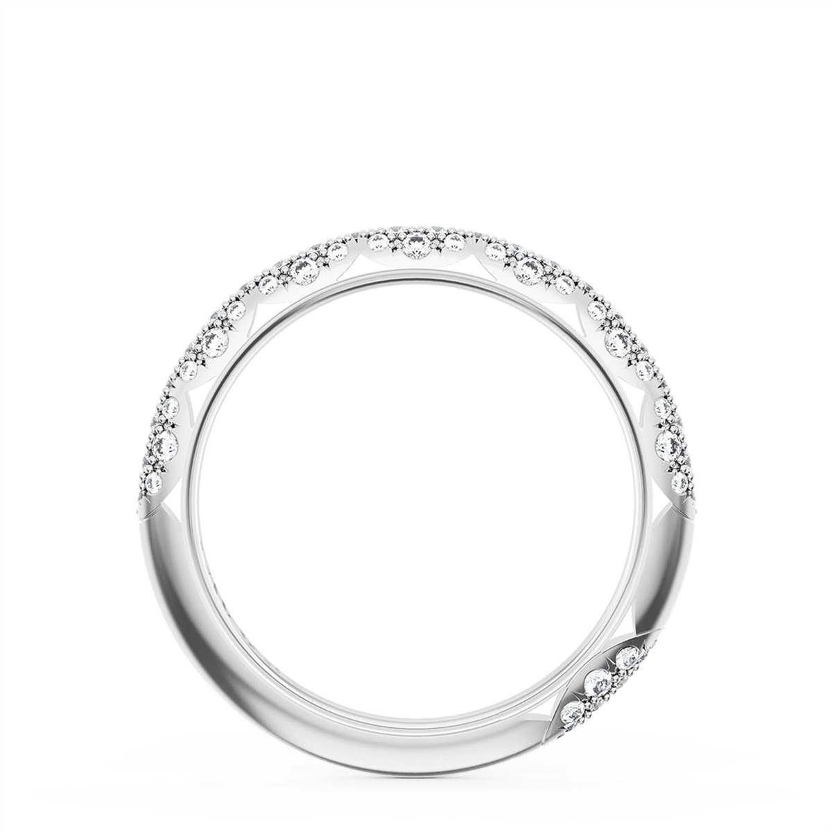 Tacori Wedding Rings in Platinum/Palladium containing Diamond 402 2.4 B 1/2