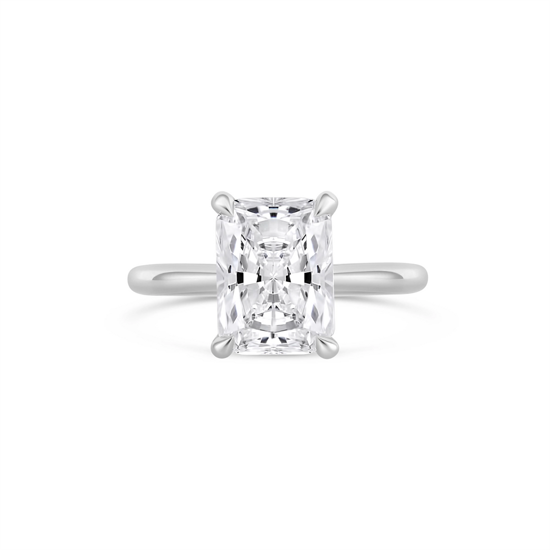 Tacori Engagement Rings in Platinum/Palladium containing Diamond HT 2580 RAD 10X7.5
