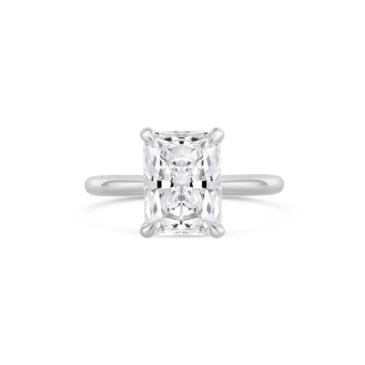 Tacori Engagement Rings in Platinum/Palladium containing Diamond HT 2580 RAD 10X7.5