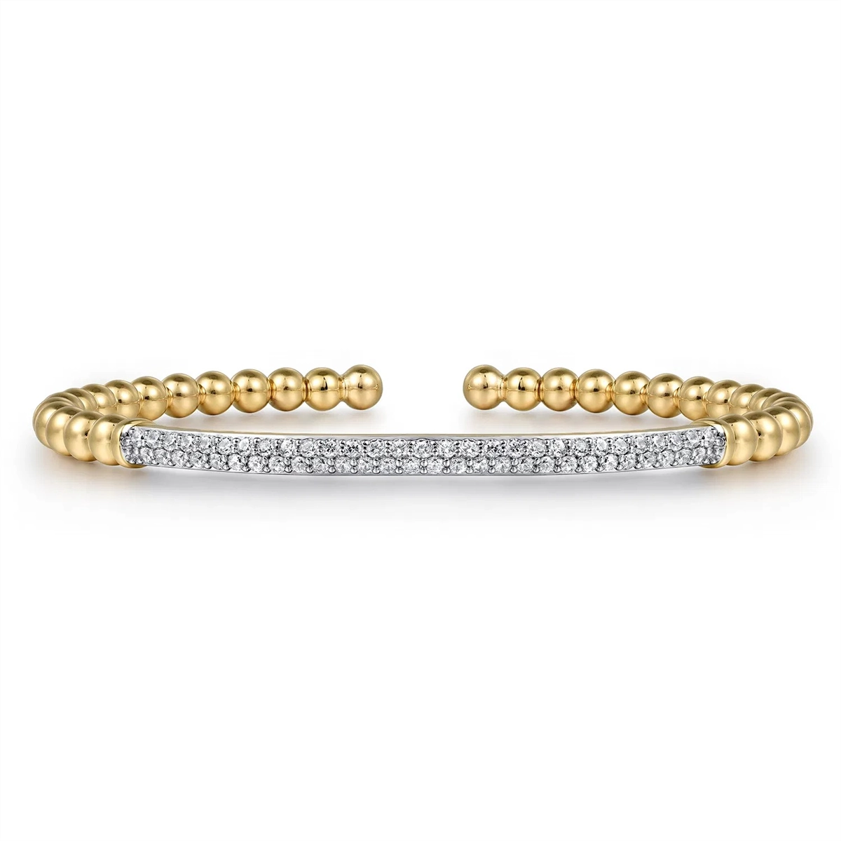 Gabriel & Co Bracelets in Yellow Gold containing Diamond BG4966-6Y45JJ