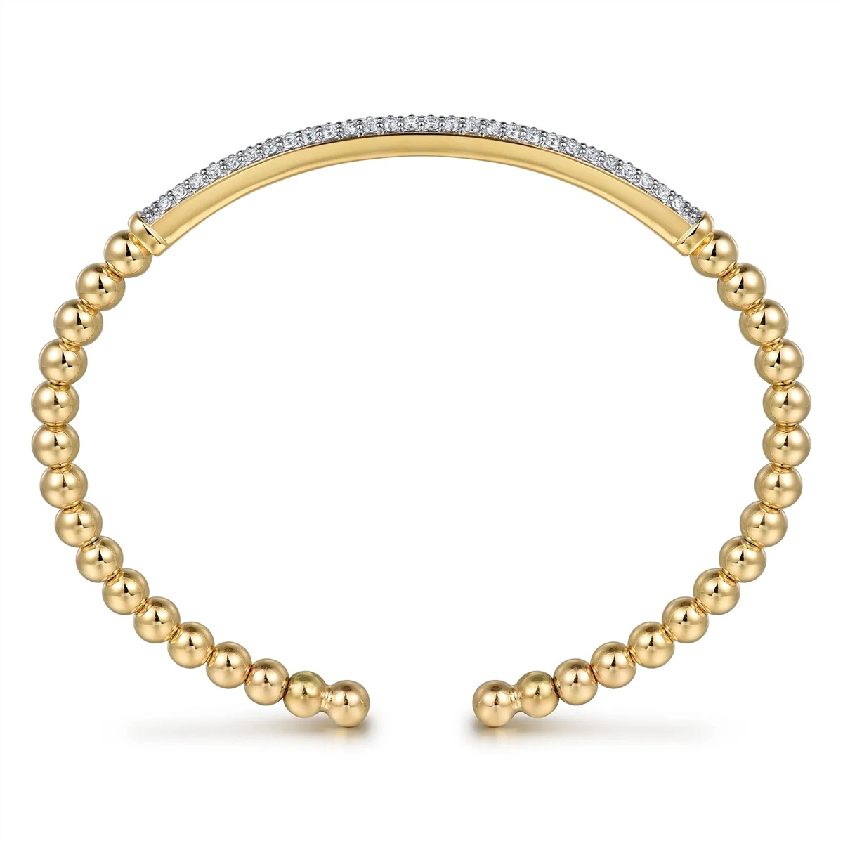 Gabriel & Co Bracelets in Yellow Gold containing Diamond BG4966-6Y45JJ