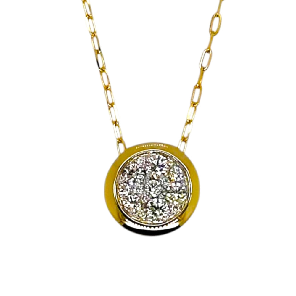 Frederic Sage Necklaces in Mixed Metals containing Diamond P3864-4YW
