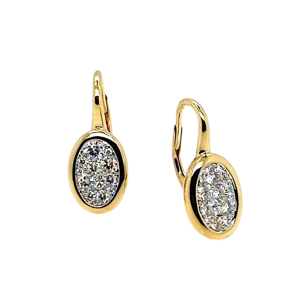 Frederic Sage Earrings in Mixed Metals containing Diamond E2809-4YW