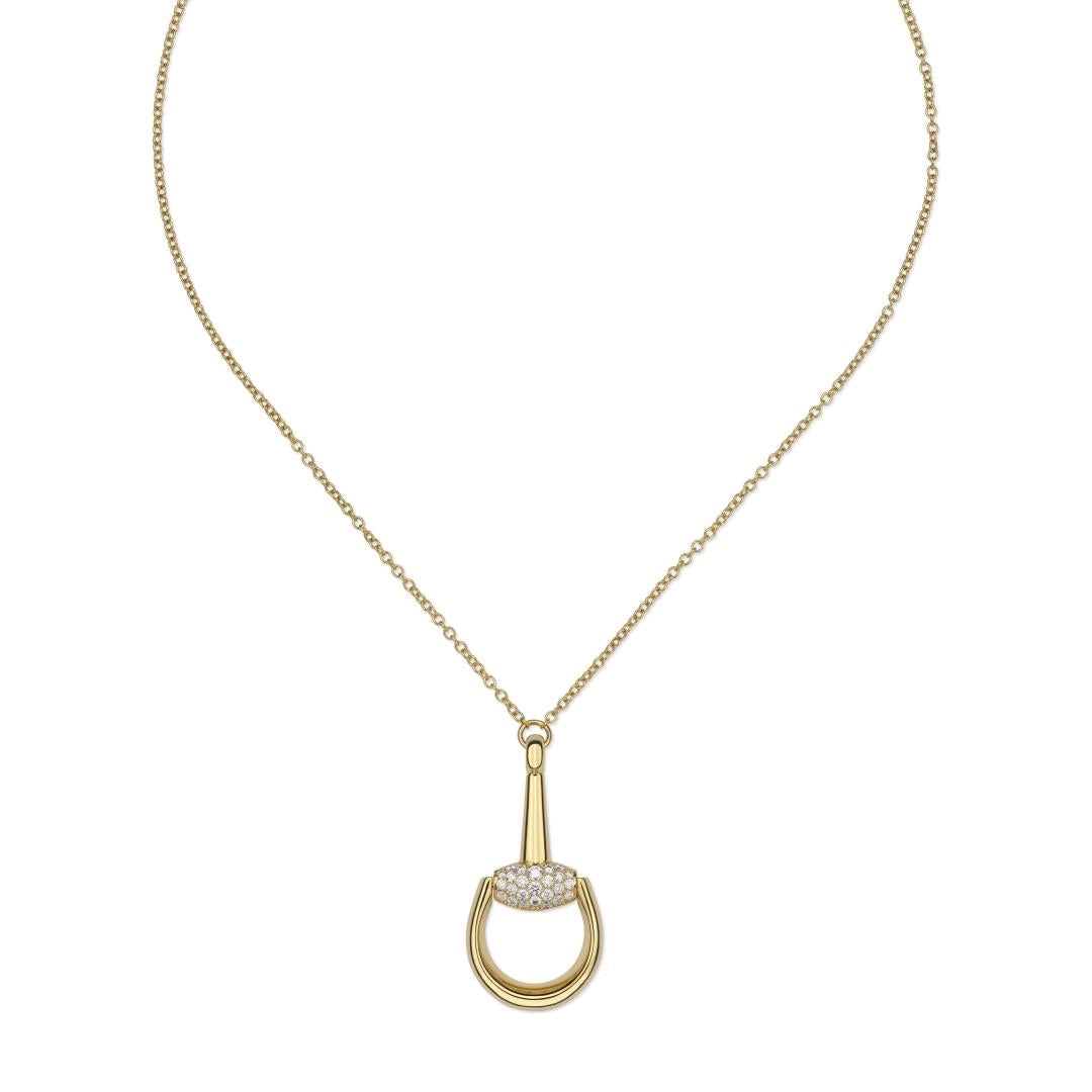 Gucci Necklaces in Yellow Gold containing Diamond YBB83769900200U