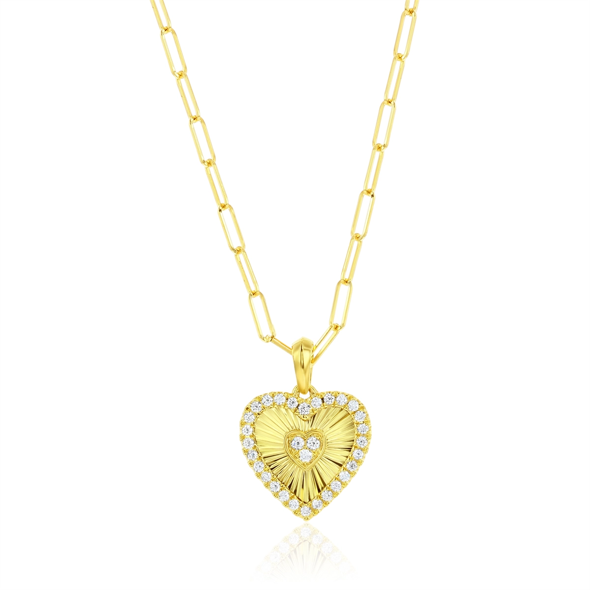 Pendants Pendants in Yellow Gold containing Diamond 462584