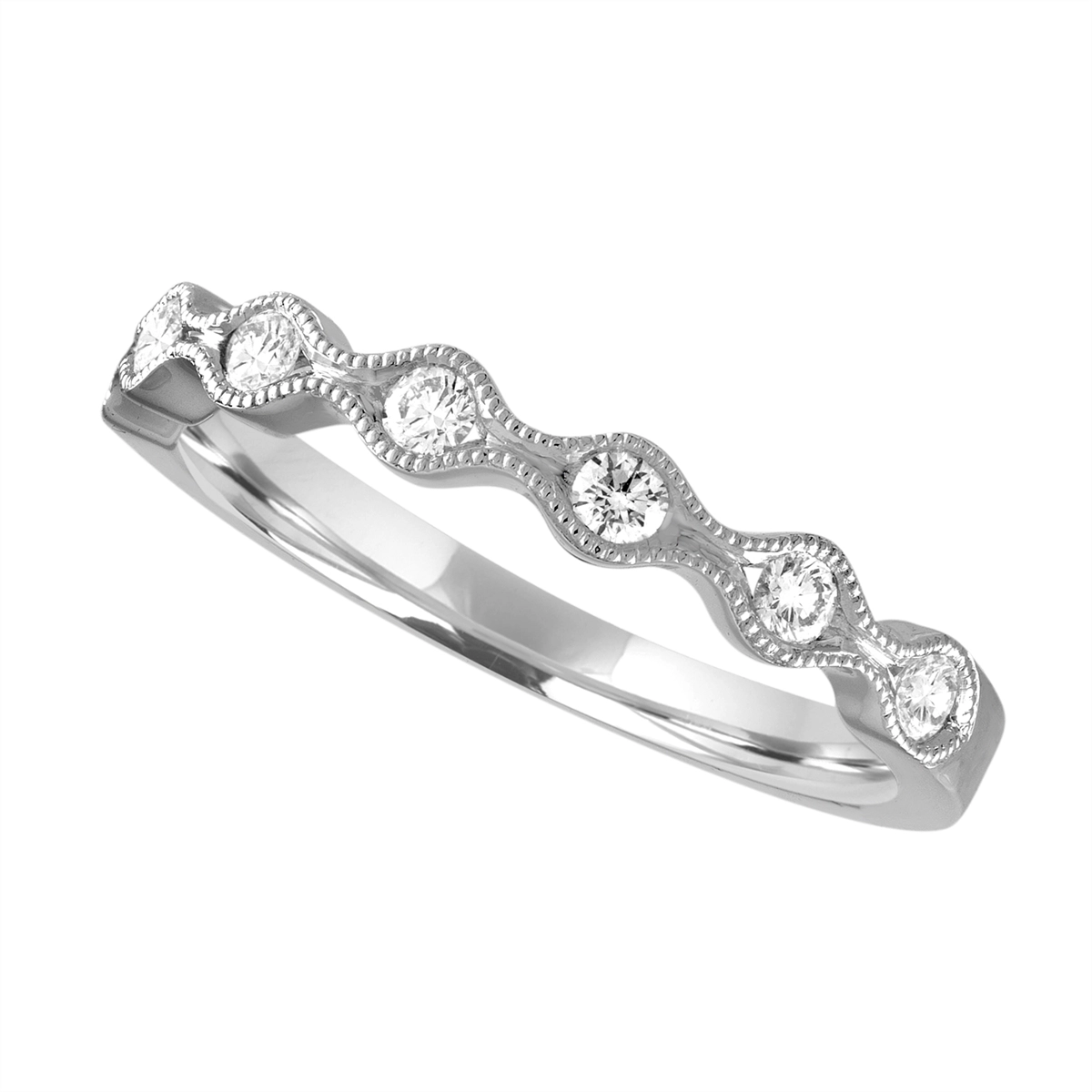 Wedding Bands Wedding Rings in White Gold containing Diamond 462595