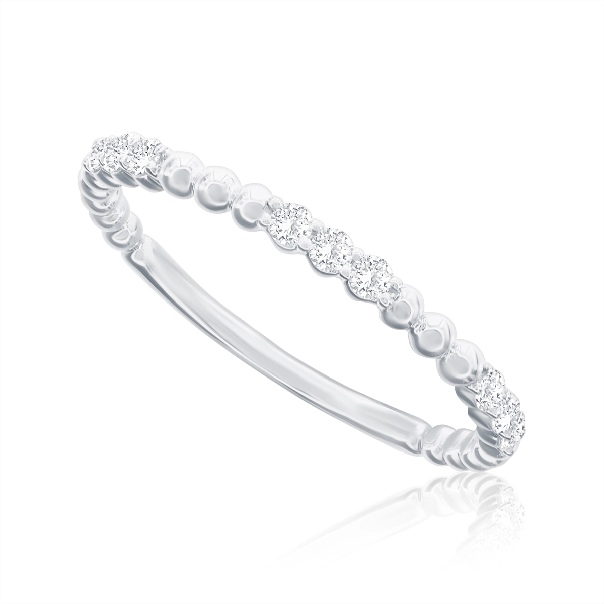 Wedding Bands Wedding Rings in White Gold containing Diamond 462597
