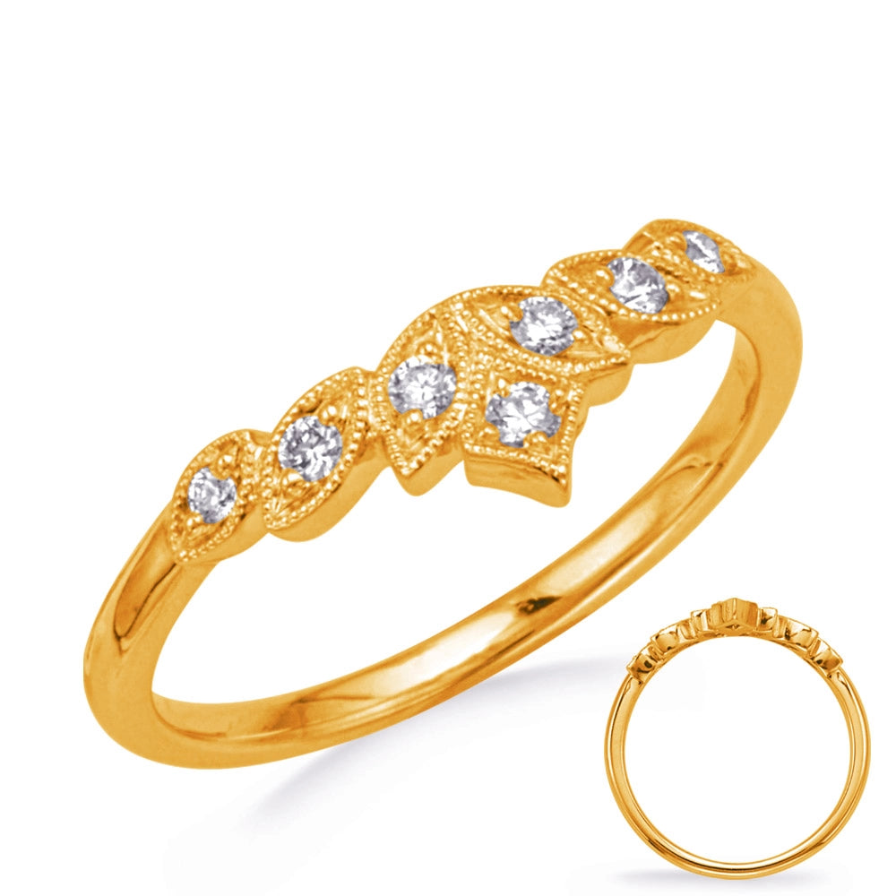 Wedding Bands Wedding Rings in Yellow Gold containing Diamond 462624