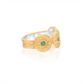 Anna Beck Rings in Mixed Metals containing Turquoise RG10681-GTQ-6
