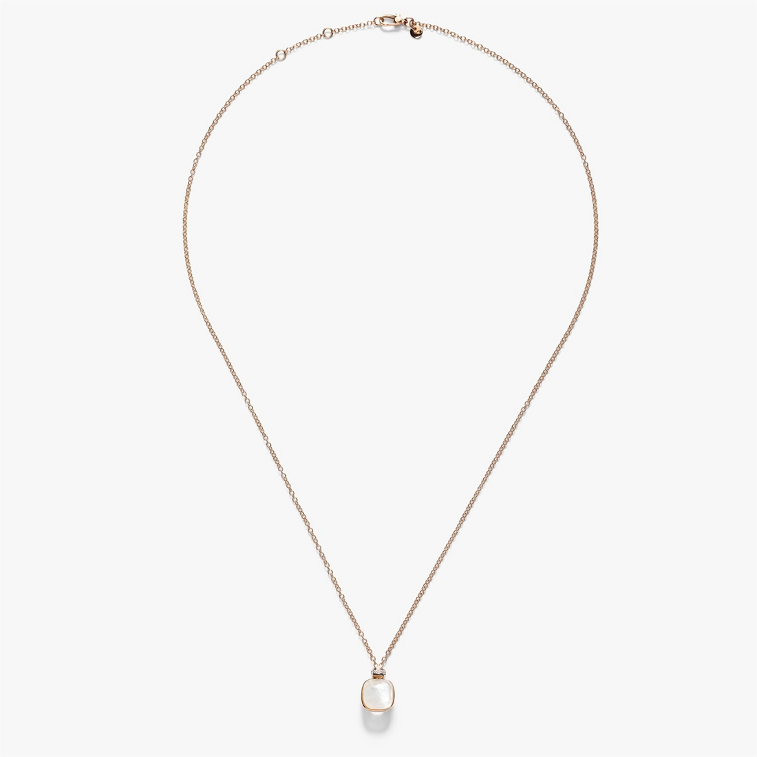 Pomellato Necklaces in Mixed Metals containing Mother of pearl, Quartz, Multi-gemstone, Diamond PCC2022-O6WHR-BTBMP-46