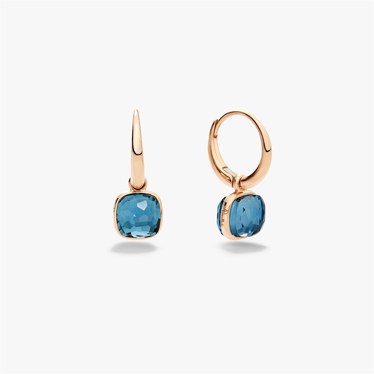 Pomellato Earrings in Rose Gold containing London blue topaz POC5020-O7000-000TL