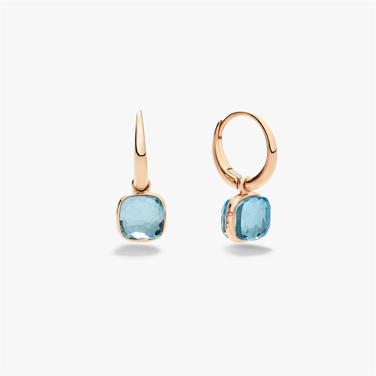 Pomellato Earrings in Rose Gold containing Blue topaz  POC5020-O7000-000YY