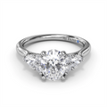 Fana Engagement Rings in White Gold containing Diamond S4168-2_5CT-OV-14KW