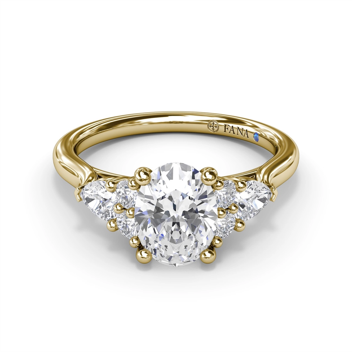 Fana Engagement Rings in Yellow Gold containing Diamond S4168-2_5CT-OV-14KY