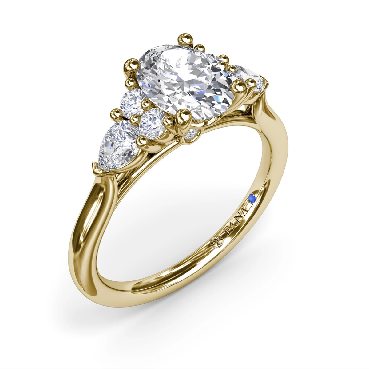Fana Engagement Rings in Yellow Gold containing Diamond S4168-2_5CT-OV-14KY
