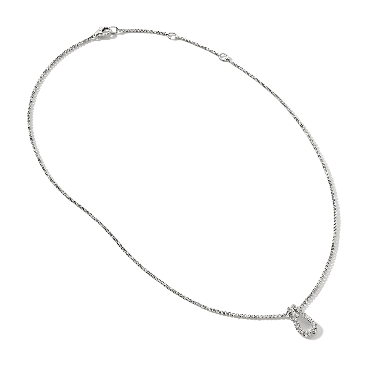 John Hardy Necklaces in Silver containing Diamond NBP9010742DIX16-18
