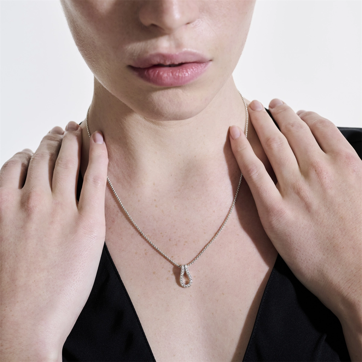 John Hardy Necklaces in Silver containing Diamond NBP9010742DIX16-18