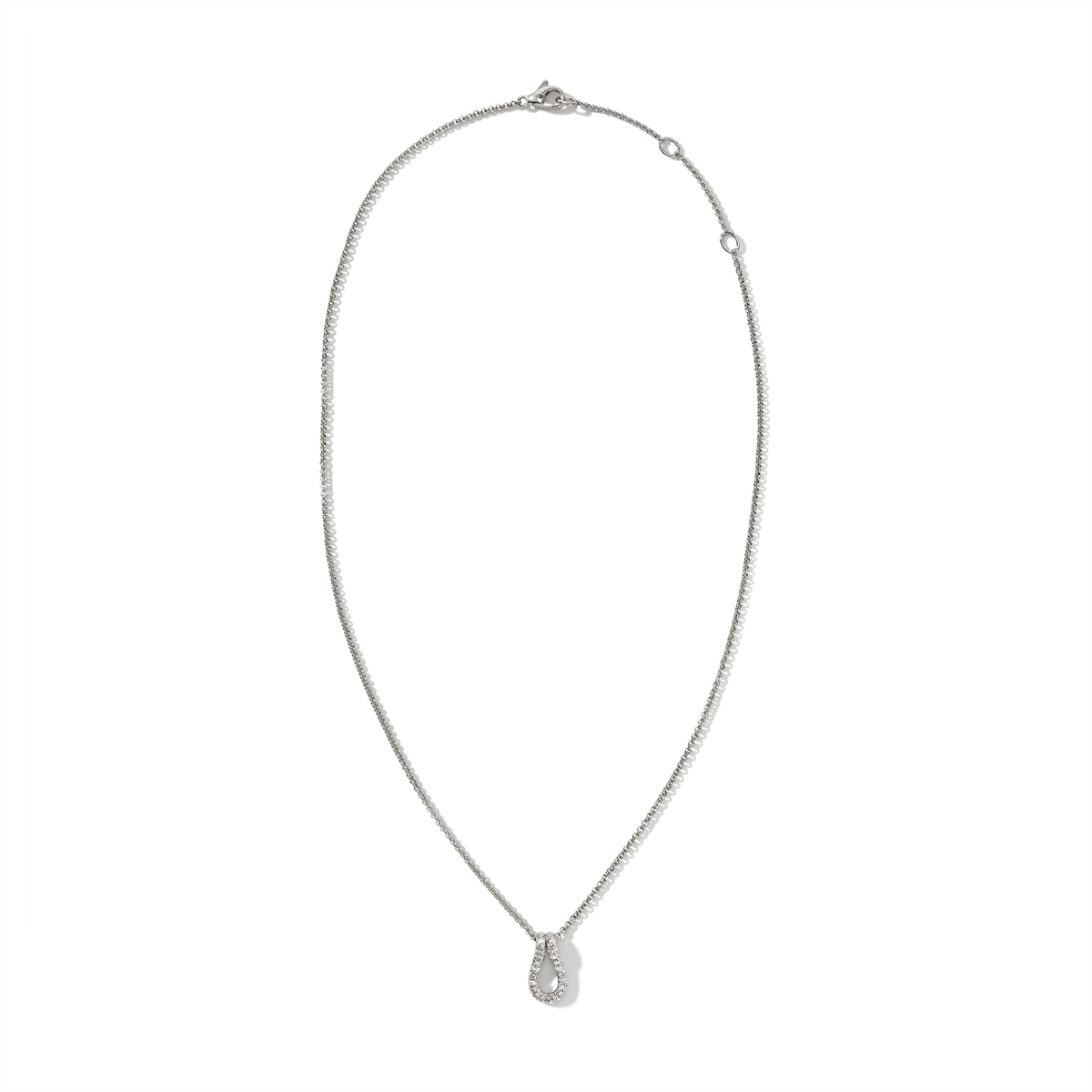 John Hardy Necklaces in Silver containing Diamond NBP9010742DIX16-18