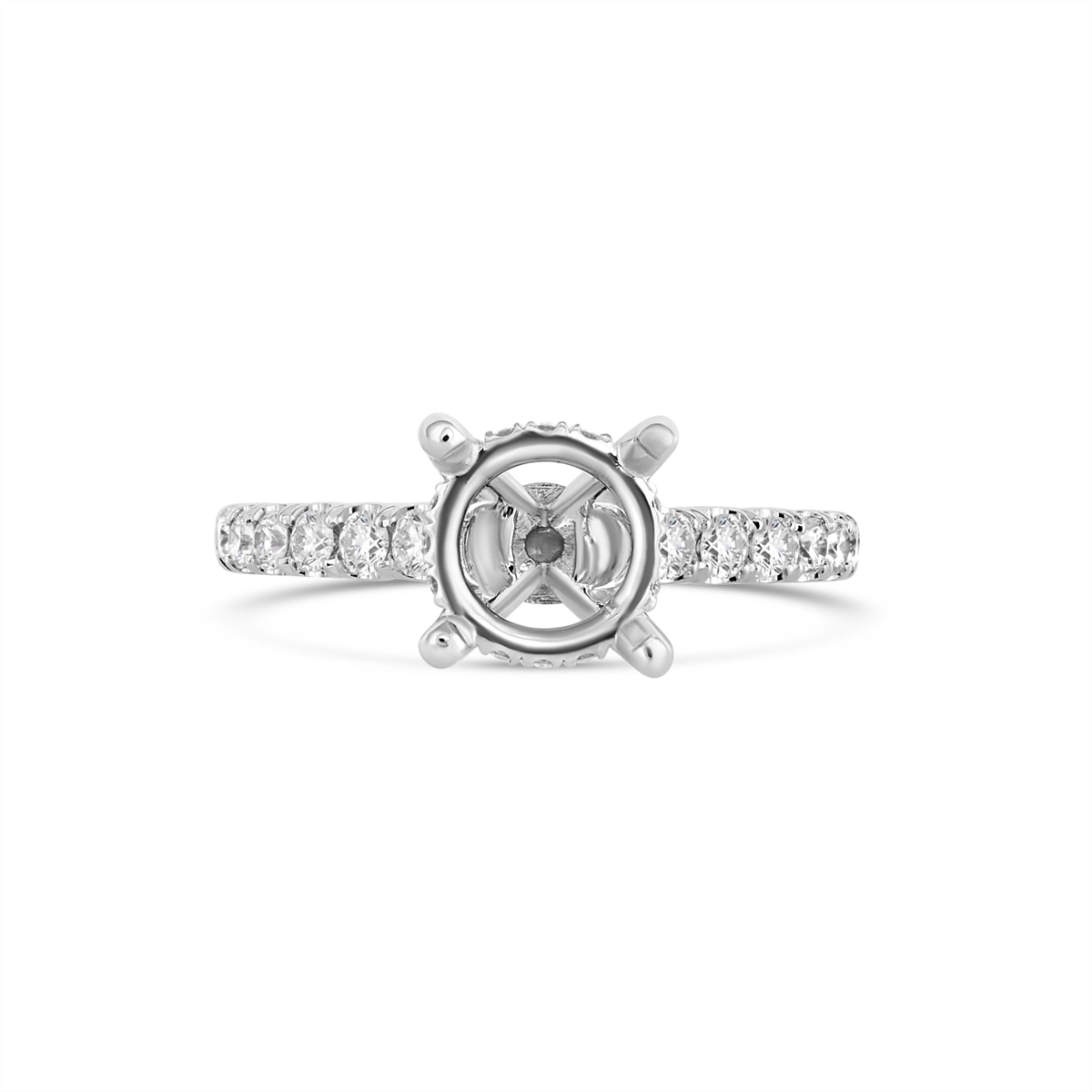 Engagement Collections Engagement Rings in White Gold containing Diamond KGR1288W