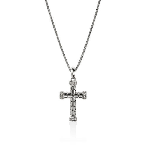 John Hardy Pendants in Silver containing Diamond HMP973342DI