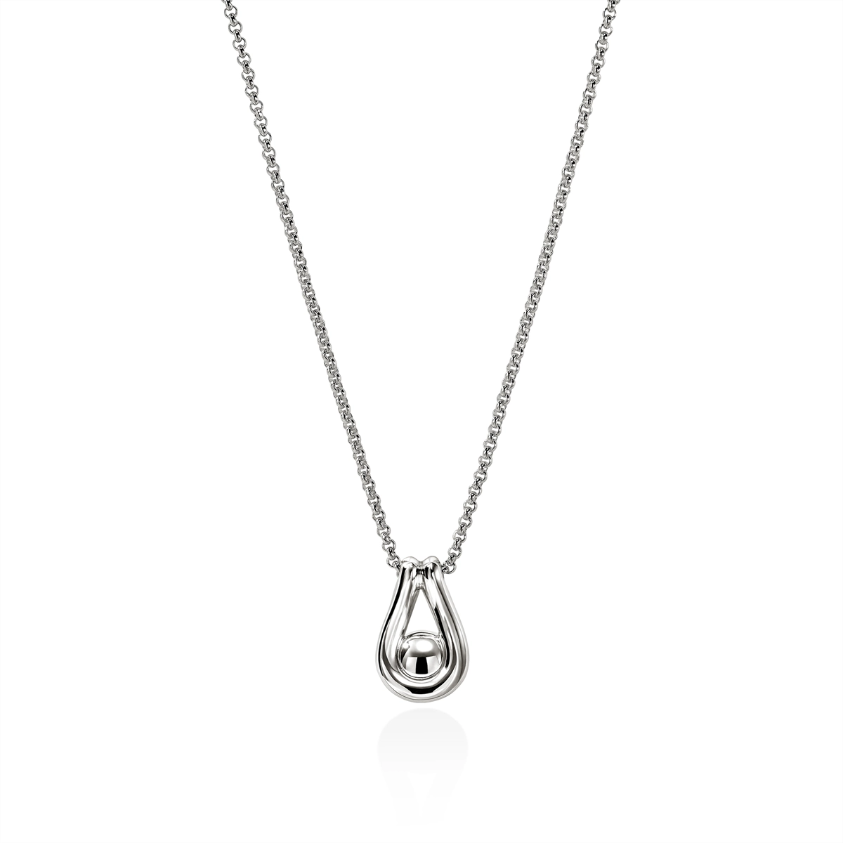 John Hardy Necklaces in Silver containing Multi-gemstone, Diamond, Pearl NBP895452DIX16-18