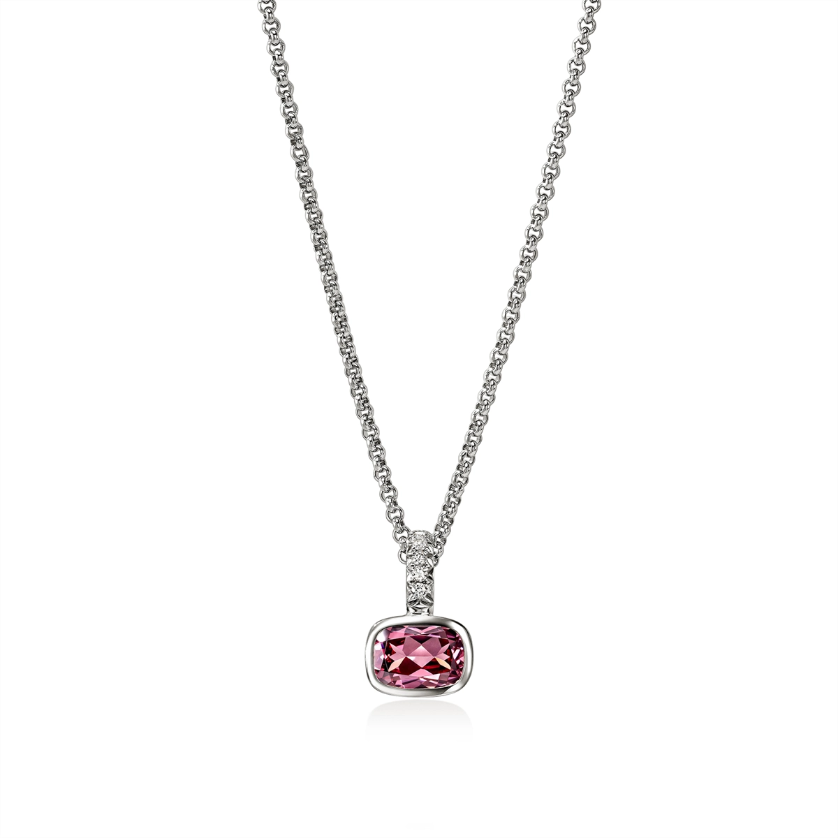 John Hardy Necklaces in Silver containing Other, Multi-gemstone, Diamond NBS973491RHDIX16-18