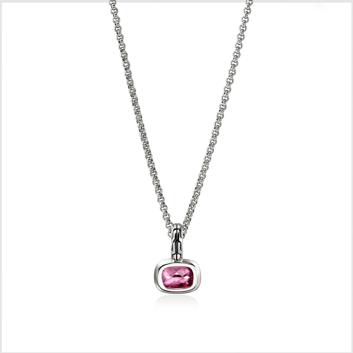 John Hardy Necklaces in Silver containing Other, Multi-gemstone, Diamond NBS973491RHDIX16-18